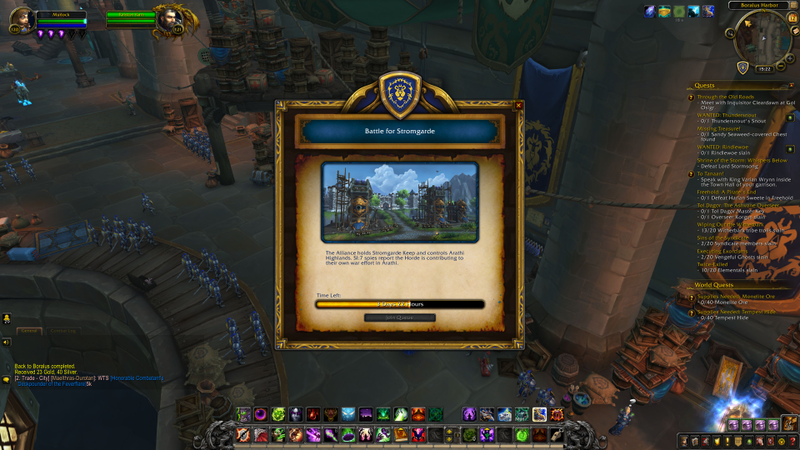 The Alliance has control, at least for the next three days, 22 hours.